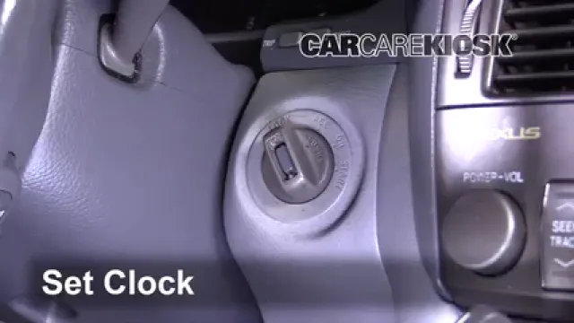 2005 Lexus LS430 4.3L V8 Clock Set Clock